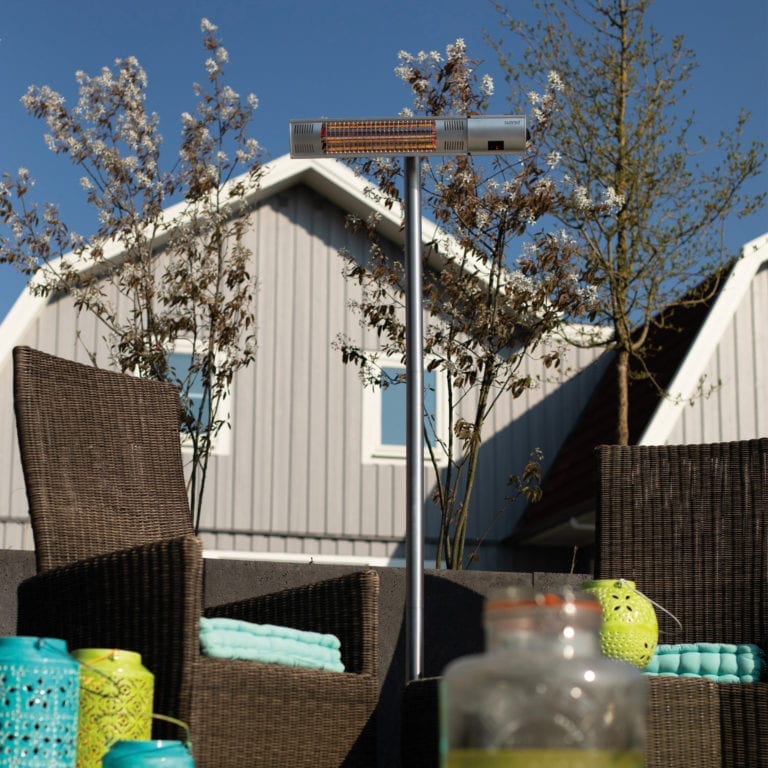 Elektrische Heater Thuis in de tuin