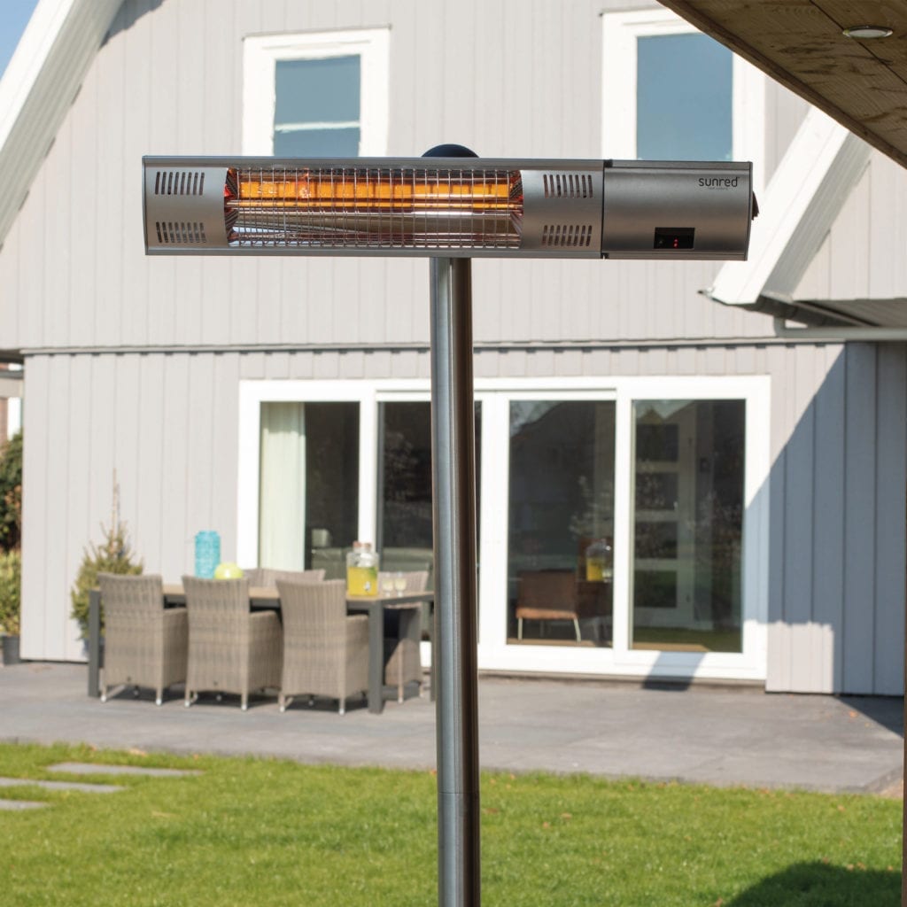 Elektrische Heater Thuis in de tuin