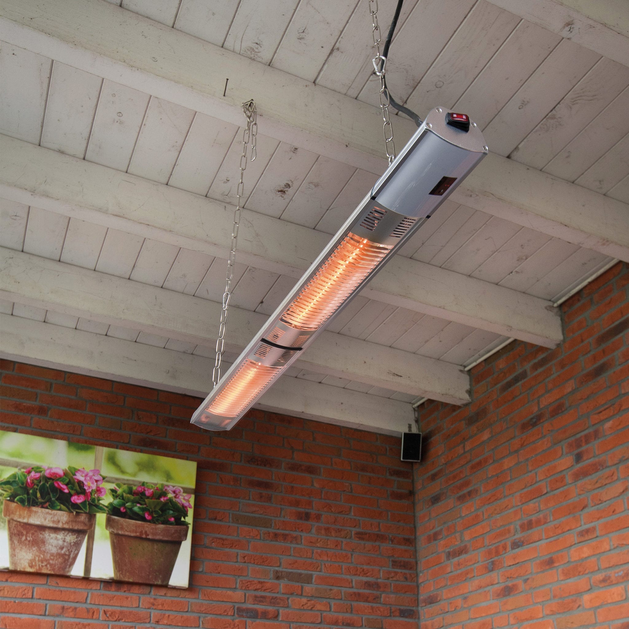 Elektrische Heater Thuis in de tuin