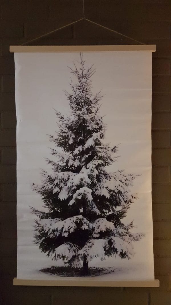 LED CANVAS KERSTBOOM 65X107CM Thuis in de tuin