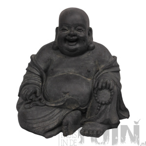 lachende-dikbuik-boeddha-24-cm-hoog-antraciet - boeddhabeeld (1)