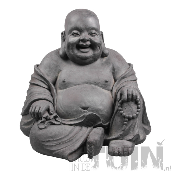 lachende-dikbuik-boeddha-24-cm-hoog-lichtgrijs - boeddhabeelden specialist (1)