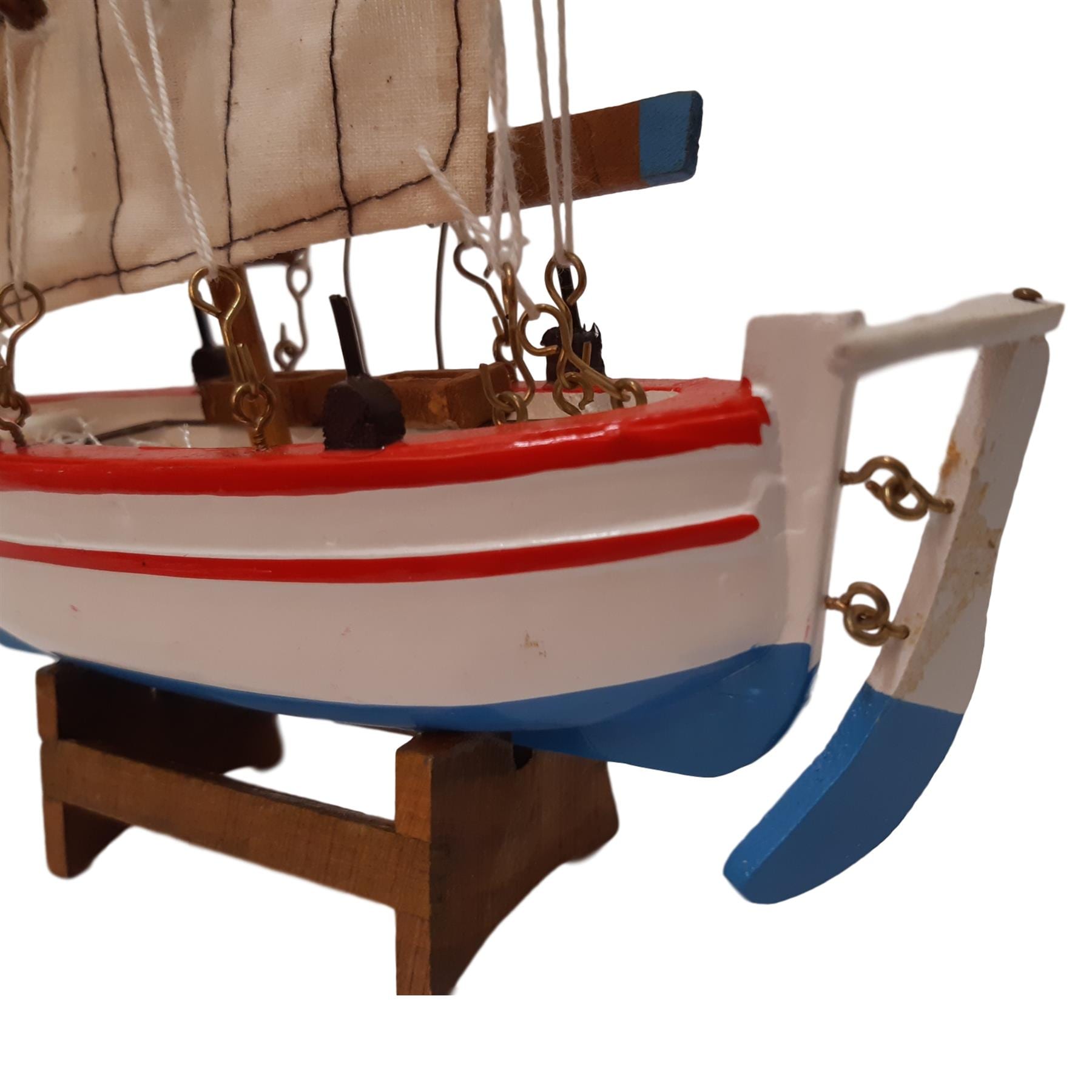 Nauwgezet correct Injectie Houten Zeilboot Decoratie 20 x 20 cm Zeil Boot rood-wit-blauw |  GerichteKeuze - ThuisindeTuin.nl