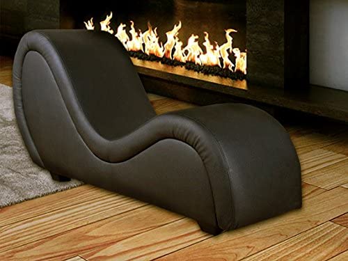 Tantra Chair Tantra Lounger (zwart, synthetisch leer