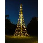Starry Nights Vlaggenmast Kerstverlichting 6 meter 960 LED Warm Wit