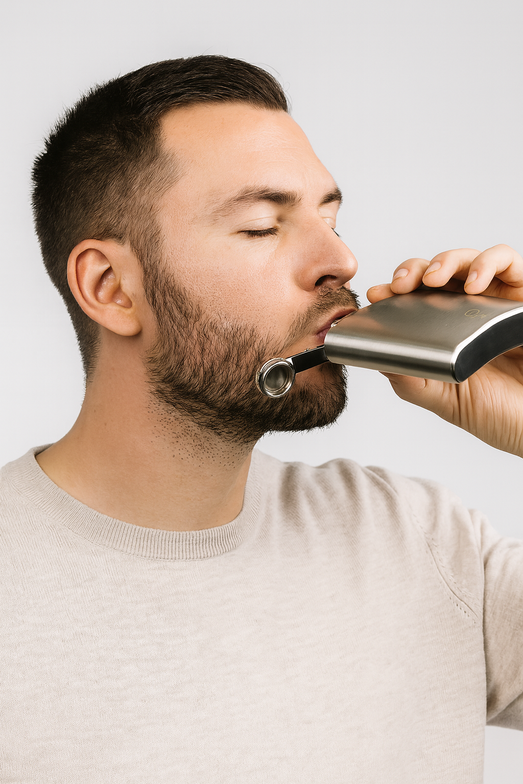 Set van 2 Stuks - Leopold Vienna Heupfles, Flask, Zakfles, Drinkfles – 220 ml – RVS – Compact & Duurzaam - Afbeelding 6