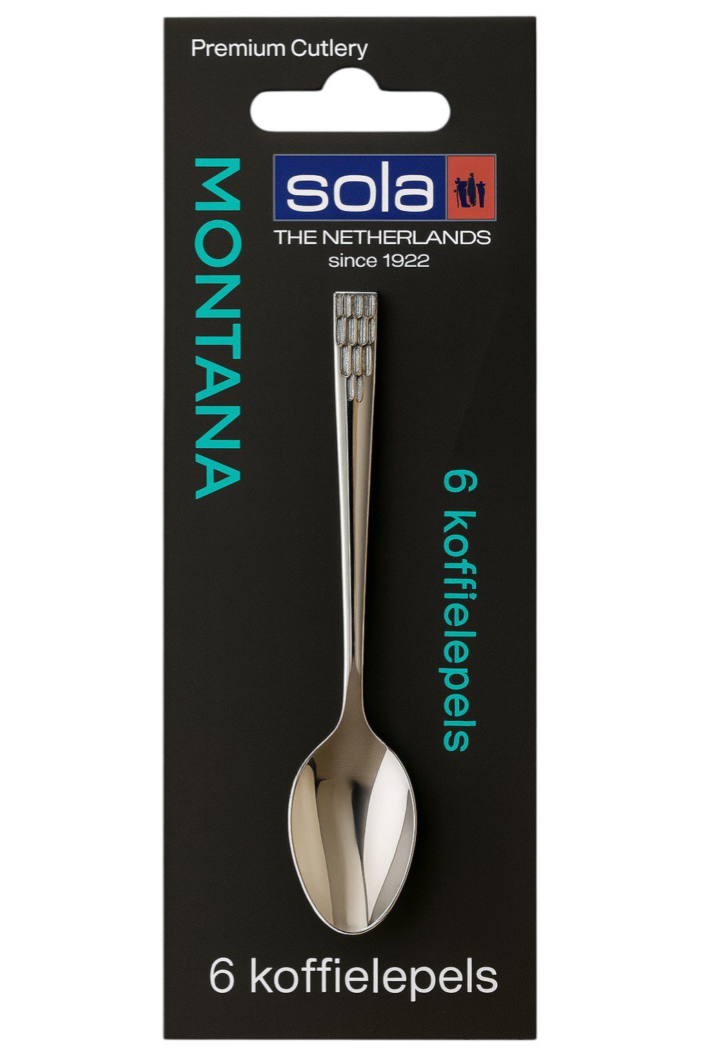 Set van 6 Sola Demitasse-koffielepels -11 cm – Premium RVS