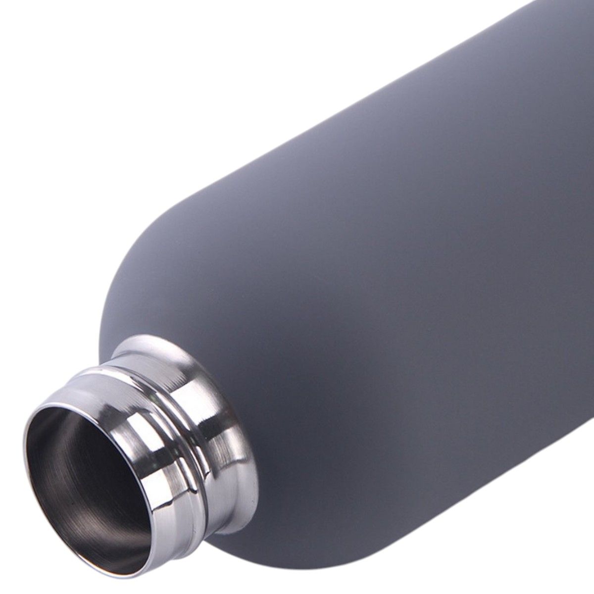 Drinkfles - Thermosfles 500 ml – Dubbelwandig RVS – 12 uur warm / 24 uur koud – Grijs – Lekvrij & BPA-vrij - Afbeelding 3