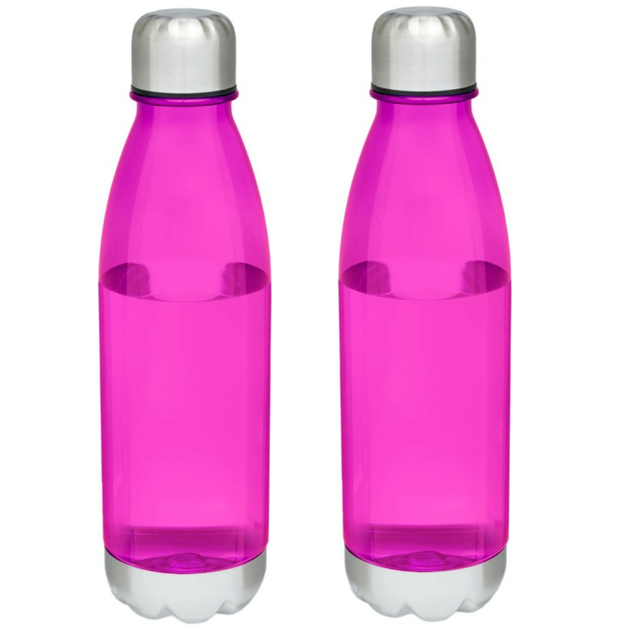 Set van 2 Cove Drinkflessen – 685 ml – Tritan™ – BPA-vrij – Roestvrijstalen dop – Roze