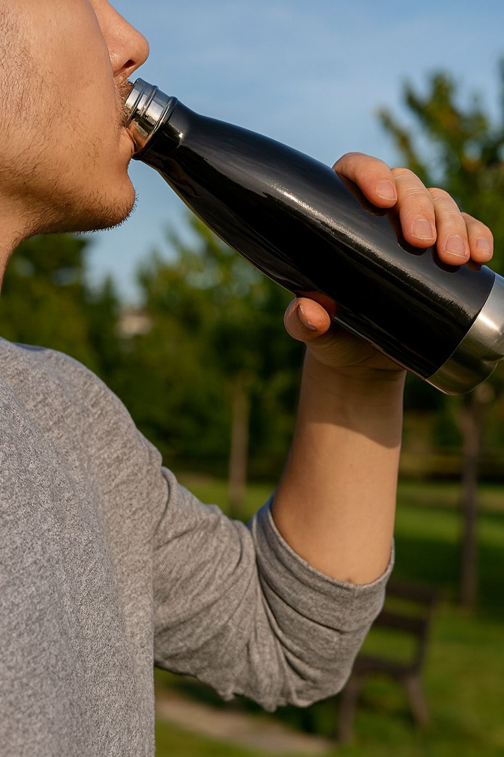 BULLET Arsenal - RVS Vacuüm - Drinkfles - Thermosfles – 510 ml – Dubbelwandig – Warm & Koud – Lekvrij – Zwart - Afbeelding 3