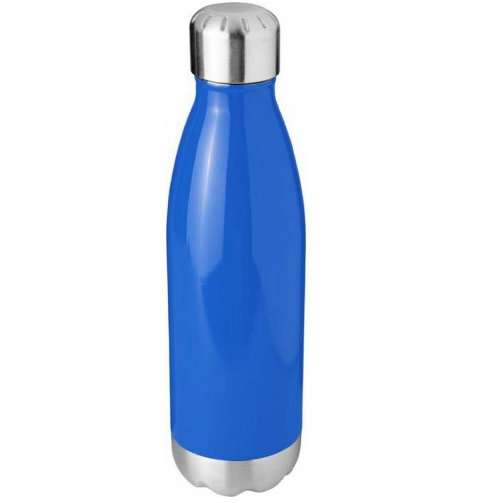 2 Stuks - RVS Vacuüm - Drinkfles - Thermosfles – 510 ml – Dubbelwandig – Warm & Koud – Lekvrij – Blauw - Afbeelding 2