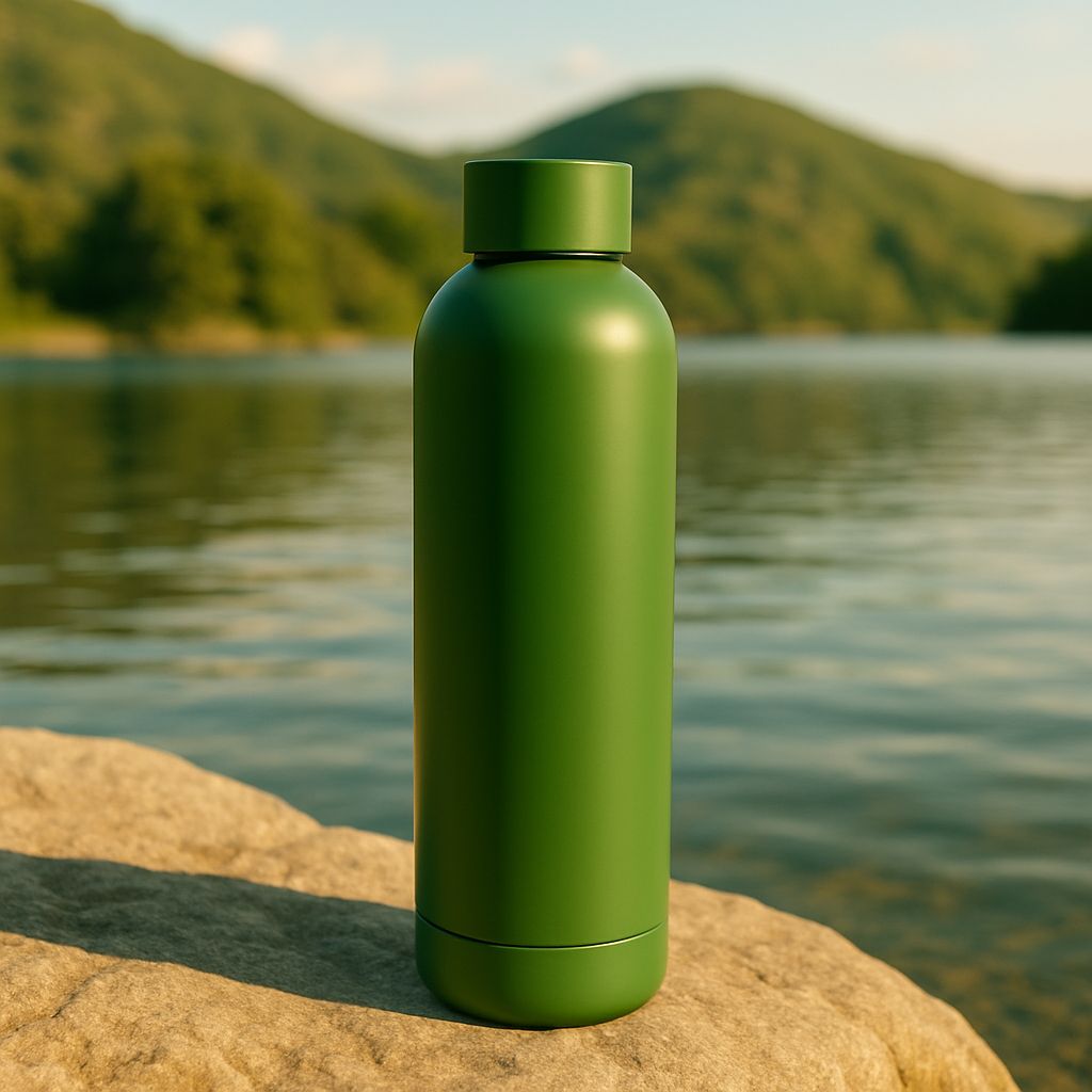 Drinkfles -Thermosfles 500 ml - Bosgroen – Dubbelwandig RVS – 12 uur warm / 24 uur koud – Lekvrij & BPA-vrij - Afbeelding 4