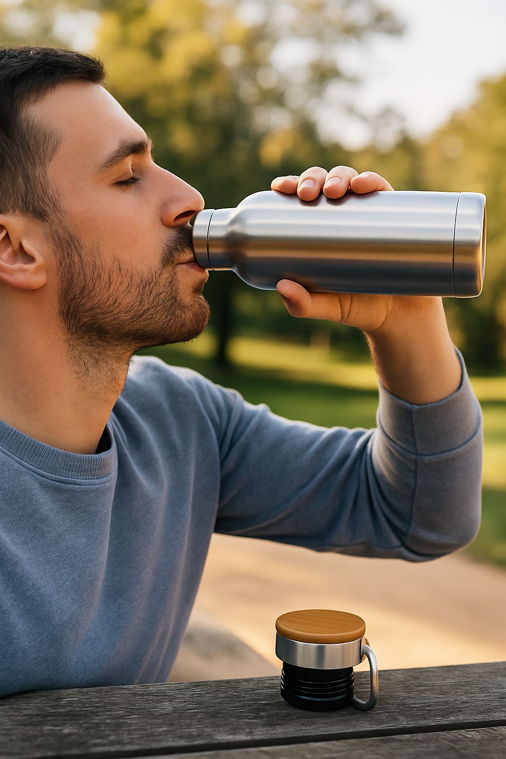 Thor Drinkfles – 480 ml – RVS – Vacuüm Geïsoleerd met Koper – Houdt 48u Koud / 12u Warm – Duurzaam & Plasticvrij - Afbeelding 6